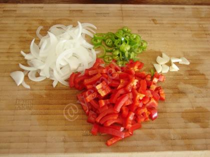 Fırında Sebzeli Uskumru