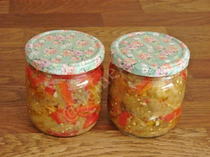 Közlenmiş Patlıcan Salatası Konservesi