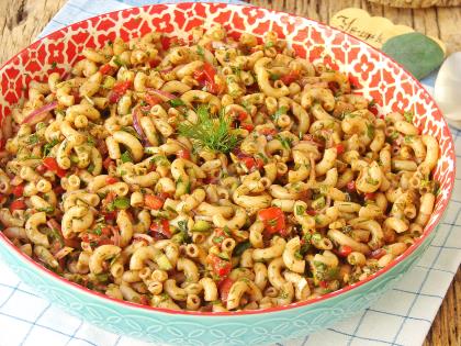Soslu Makarna Salatası