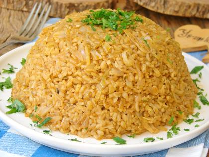 Lahanalı Bulgur Pilavı
