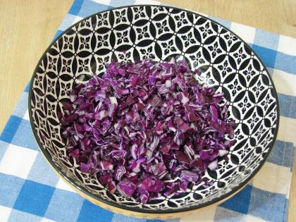 Mor Lahanalı Kaşık Salatası