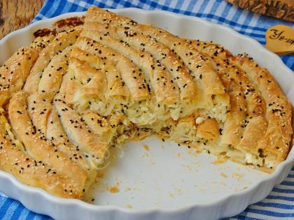 Peynirli Dolama Börek