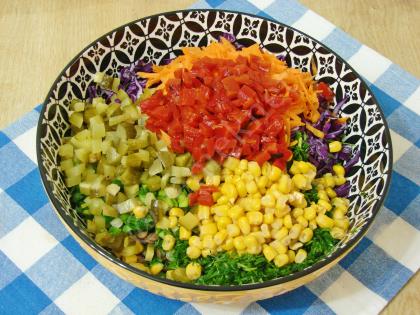 Mor Lahanalı Mercimek Salatası