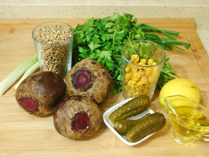 Pancarlı Mercimek Salatası