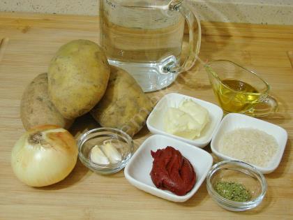 Pirinçli Patates Çorbası