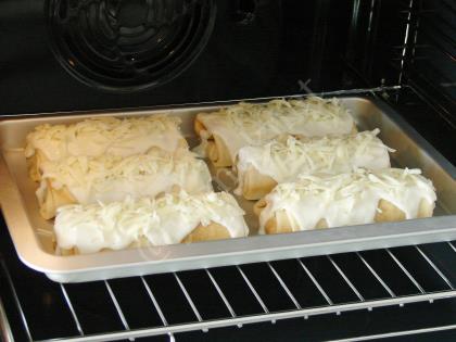 Beşamelli Kıymalı Krep Sarma