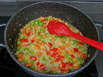 Patlıcanlı Nohutlu Pilav