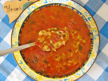 Sebzeli Pirinç Çorbası