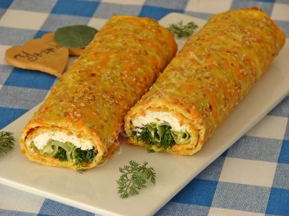 Baked Zucchini Wrap Recipe