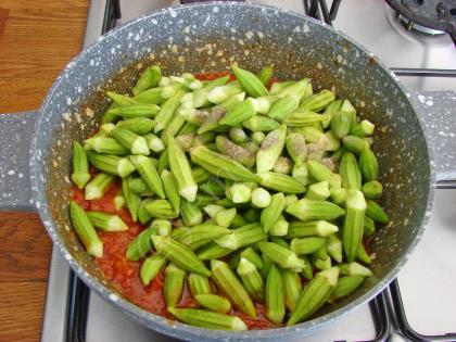 Koruklu Bamya Yemeği