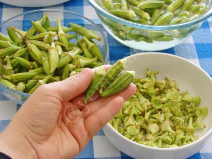 Koruklu Bamya Yemeği