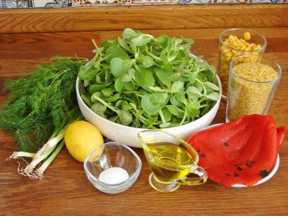 Semizotlu Bulgur Salatası