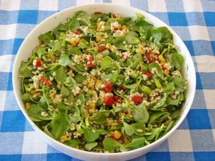 Semizotlu Bulgur Salatası