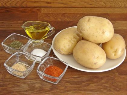 Baked Potato Wedges Recipe