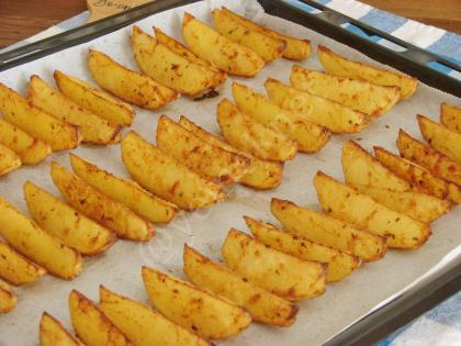 Baked Potato Wedges Recipe