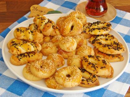 Mahlepli Tuzlu Kurabiye
