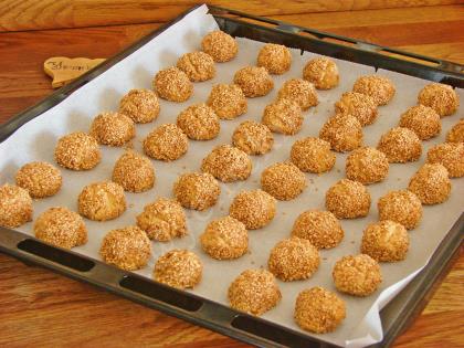 Sirkeli Susamlı Kurabiye