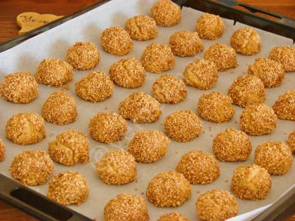 Sirkeli Susamlı Kurabiye