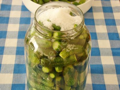 Soğuk Suyla Salatalık Turşusu