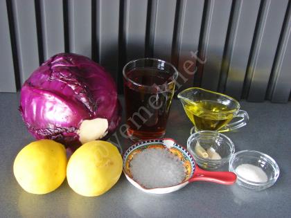 Hızlı Mor Lahana Turşusu