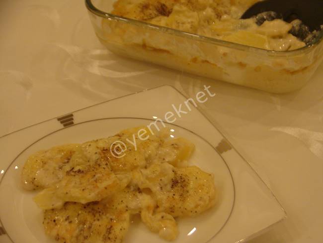 Kremalı Fırında Patates - Yapılışı (14/16) 