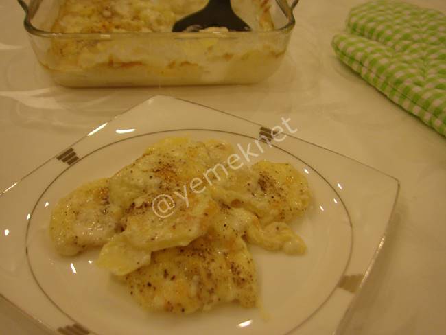 Kremalı Fırında Patates - Yapılışı (13/16) 