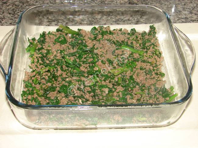 Ispanaklı Kıymalı Graten - Yapılışı (5/12) 