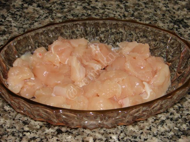 Çörek Otlu, Susamlı Tavuk Sote (Yağsız, Sütle Marine Edilmiş) - Yapılışı (2/12) 