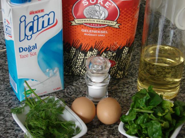 Ispanaklı Yeşil Krep - Yapılışı (1/16) 