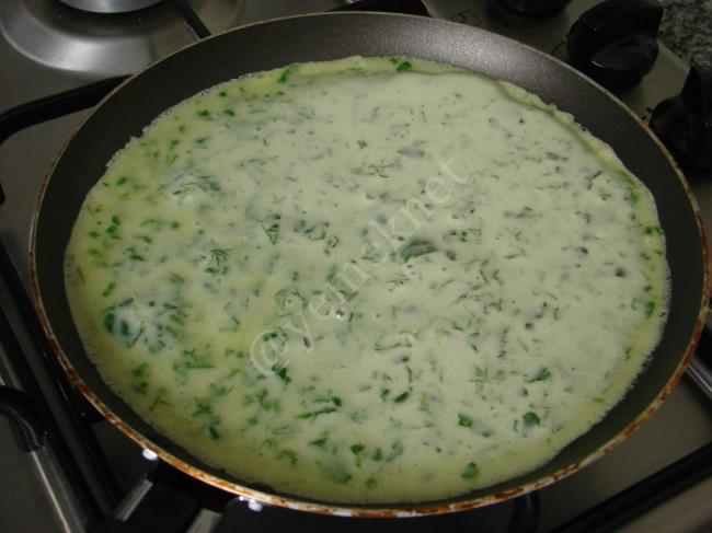 Ispanaklı Yeşil Krep - Yapılışı (10/16) 