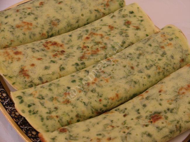 Ispanaklı Yeşil Krep - Yapılışı (14/16) 