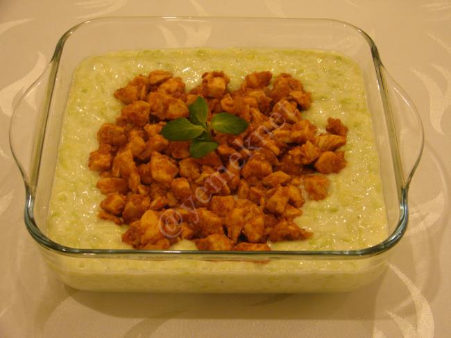 Tavuk Soteli Kabak Beğendi - Yapılışı (10/12) 