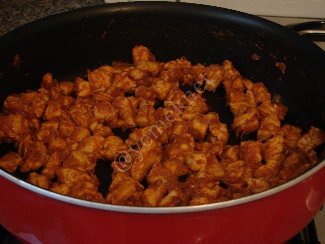 Tavuk Soteli Kabak Beğendi - Yapılışı (4/12) 