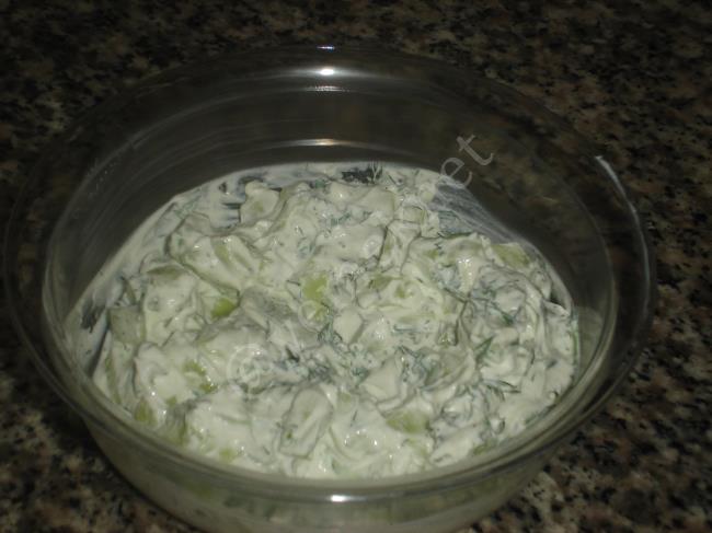 Labneli Salatalık Kanepeleri - Yapılışı (4/8) 