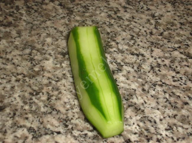 Labneli Salatalık Kanepeleri - Yapılışı (5/8) 