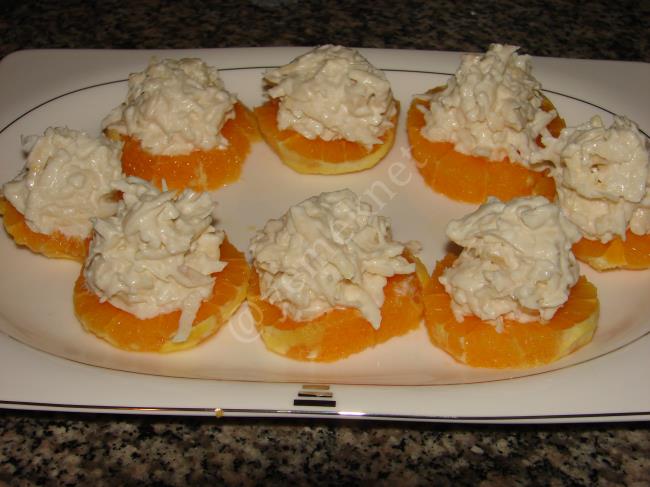 Kerevizli Portakal Kanepeleri (Kereviz Salatası) - Yapılışı (8/12) 