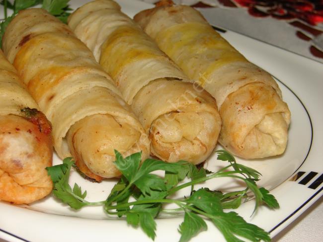 Filo Pastry Patty With Sausage And Kashar Cheese Recipe