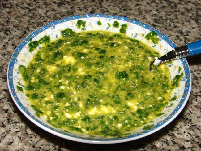 Ispanaklı Omlet - Yapılışı (4/12) 