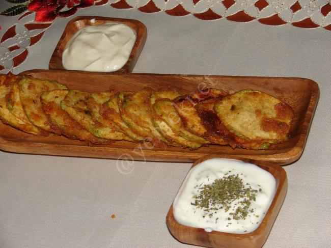 Kabak Cipsi (Dip Sos İle) - Yapılışı (13/16) 