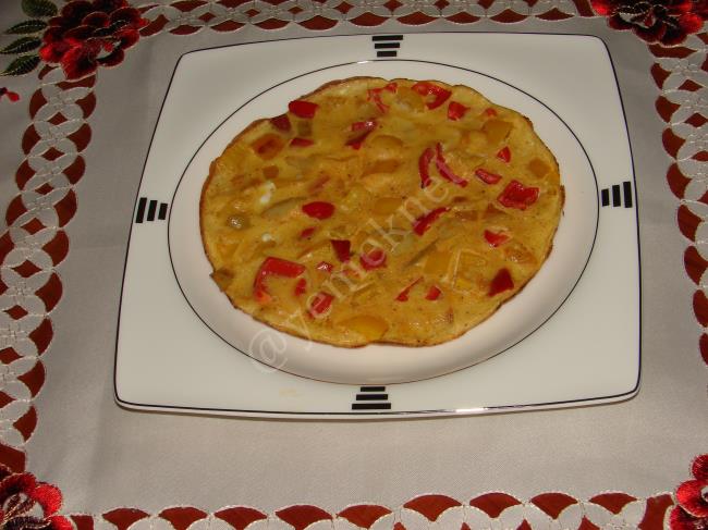 Kremalı Gökkuşağı Omlet - Yapılışı (10/12) 