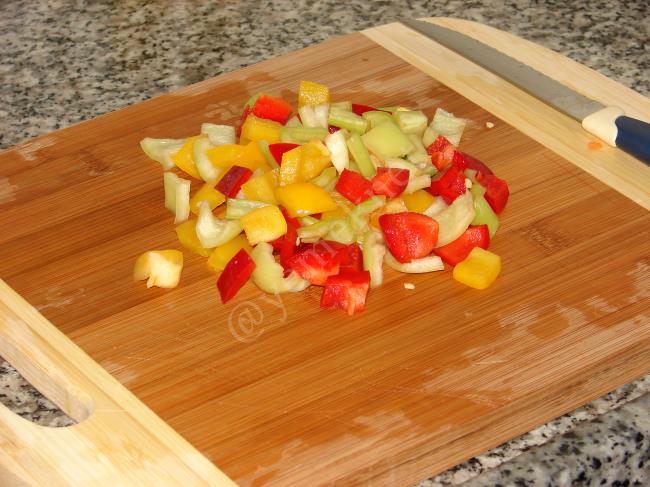 Kremalı Gökkuşağı Omlet - Yapılışı (2/12) 