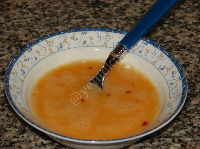 Kremalı Gökkuşağı Omlet - Yapılışı (4/12) 