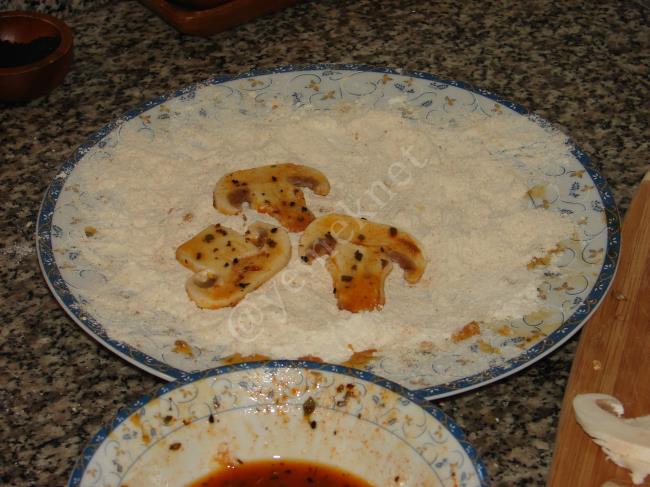 Mantar Cipsi (Dip Sos İle) - Yapılışı (7/12) 