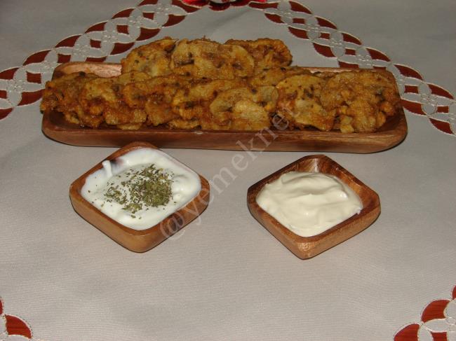 Mantar Cipsi (Dip Sos İle) - Yapılışı (9/12) 