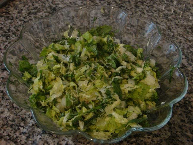 Marul Cacığı - Yapılışı (4/10) 