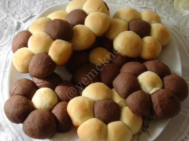 Çiçek Kurabiye (Papatya) - Yapılışı (13/16) 