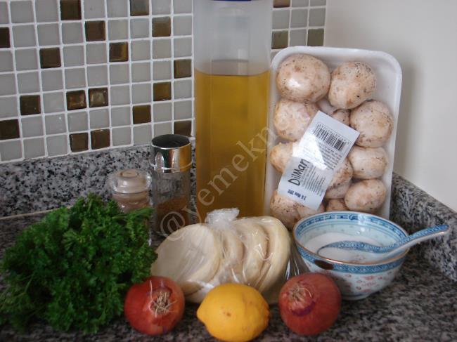 Mantarlı Enginar Dolması (Zeytinyağlı) - Yapılışı (1/12) 