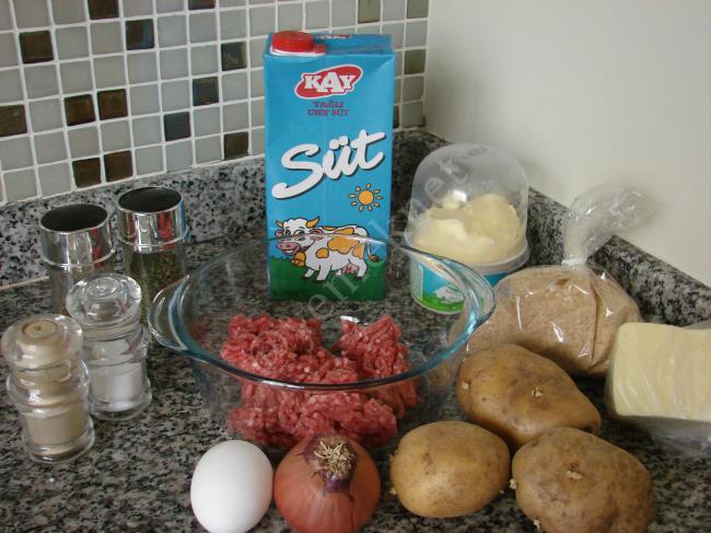 Püreli Çanak Köfte - Yapılışı (1/16) 