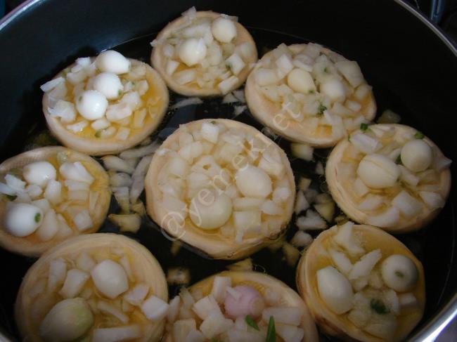 Zeytinyağlı Enginar Dolması - Yapılışı (7/16) 