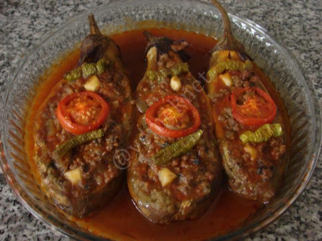 Köz Patlıcanlı Karnıyarık - Yapılışı (19/24) 